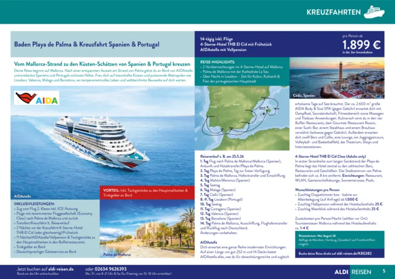 ALDI Reisen Prospekt vom 01.11.2025, Seite 5