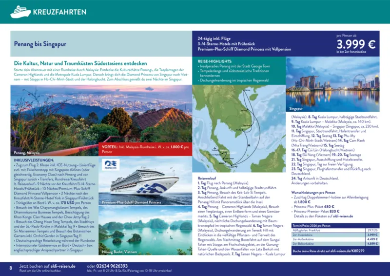 ALDI Reisen Prospekt vom 01.11.2025, Seite 8