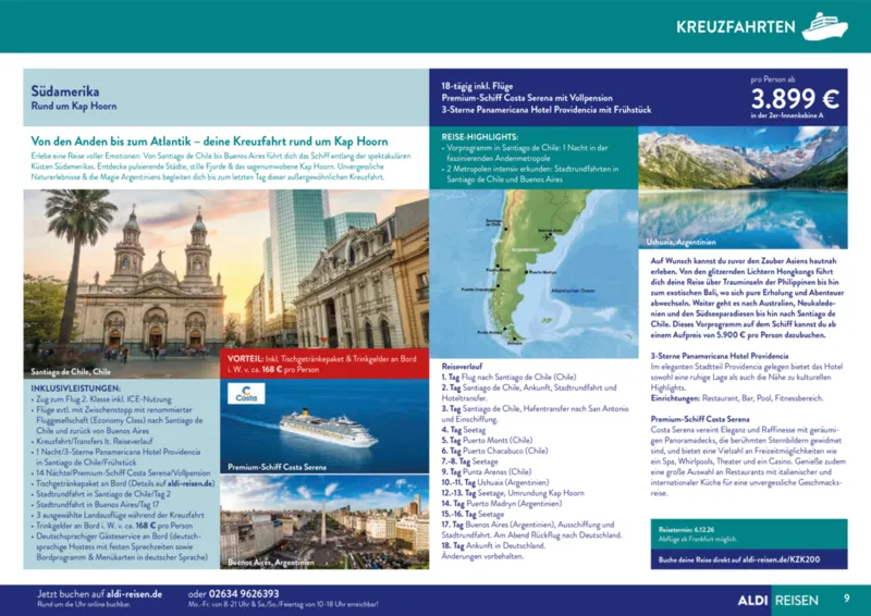 ALDI Reisen Prospekt vom 01.11.2025, Seite 9