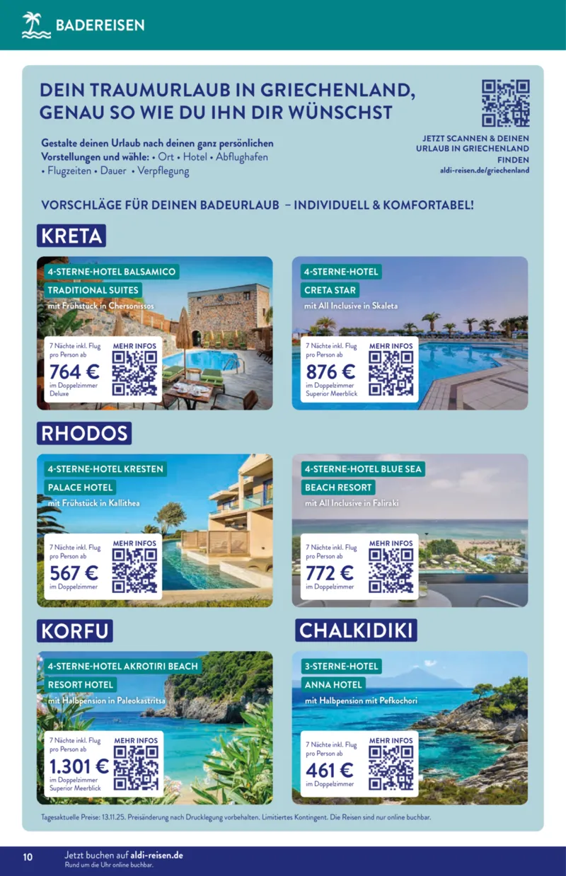 ALDI Reisen Prospekt vom 01.12.2025, Seite 10
