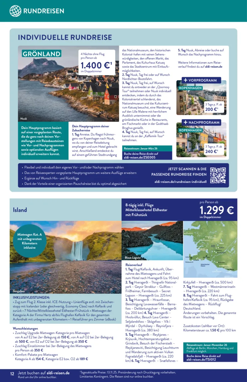 ALDI Reisen Prospekt vom 01.12.2025, Seite 12