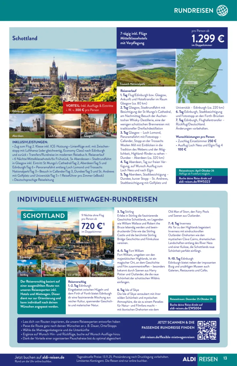 ALDI Reisen Prospekt vom 01.12.2025, Seite 13