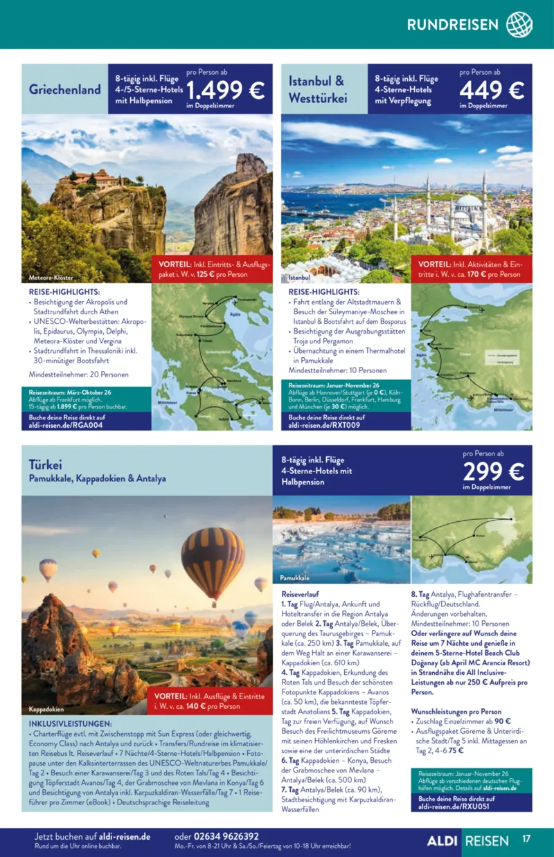 ALDI Reisen Prospekt vom 01.12.2025, Seite 17