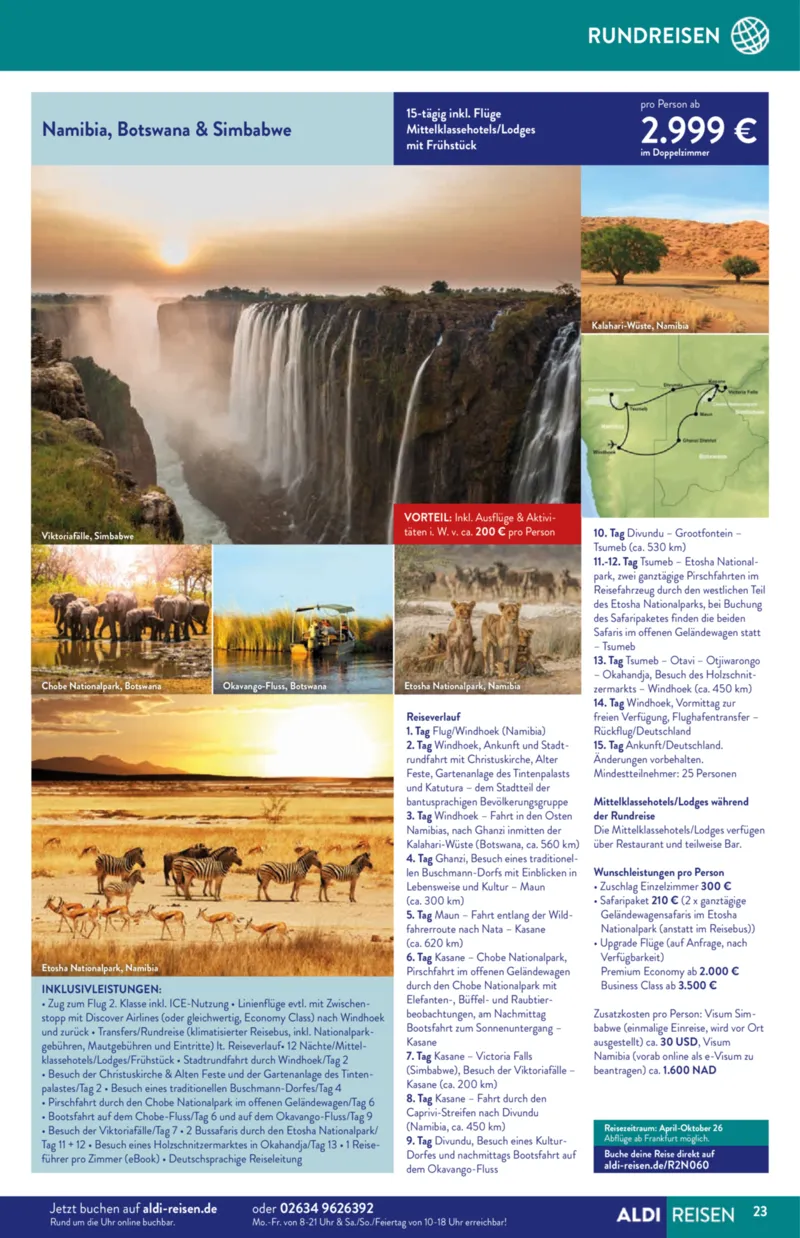 ALDI Reisen Prospekt vom 01.12.2025, Seite 23