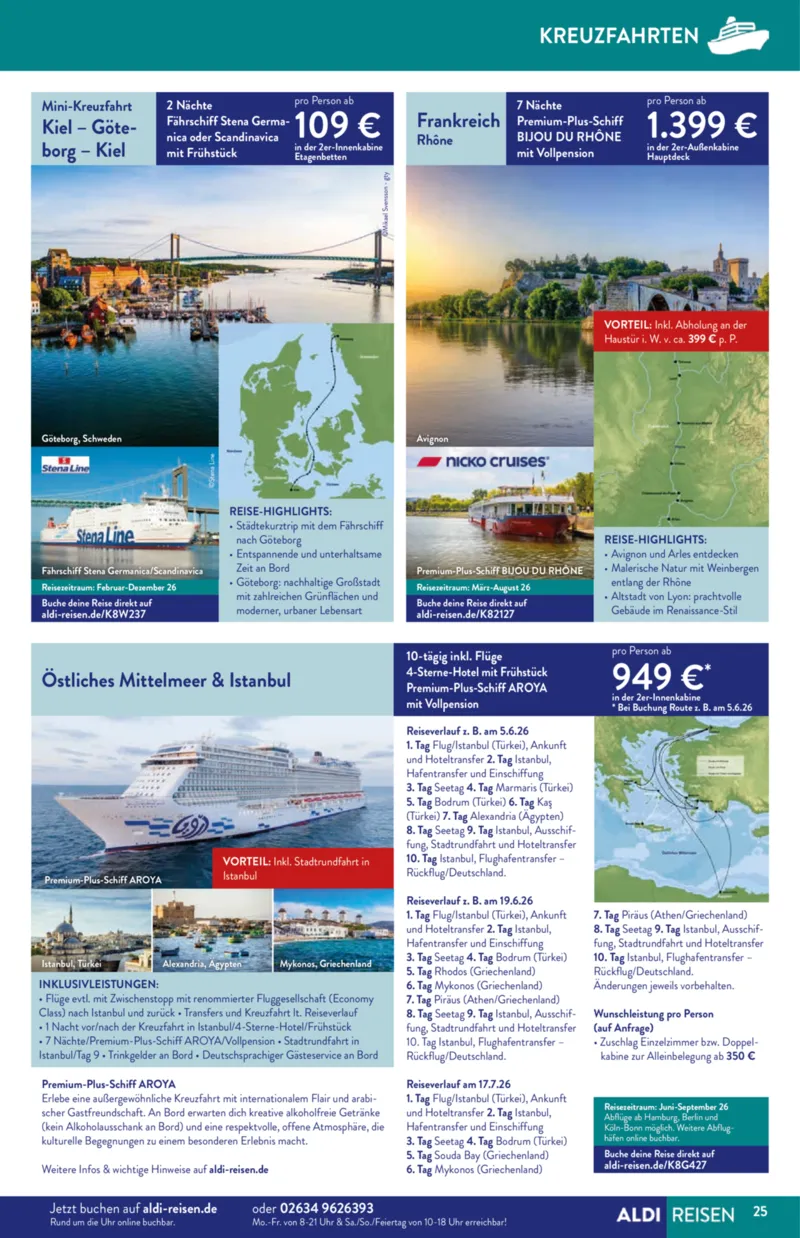 ALDI Reisen Prospekt vom 01.12.2025, Seite 25