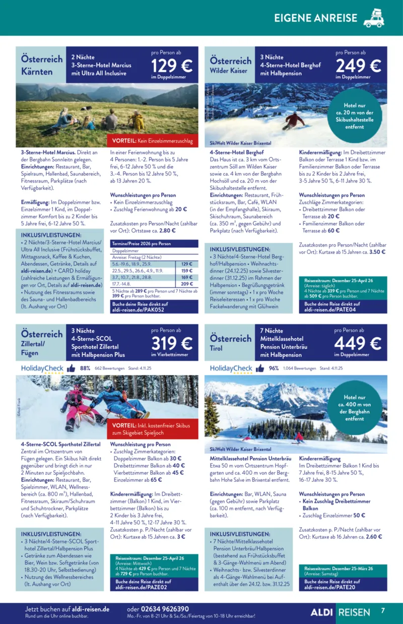 ALDI Reisen Prospekt vom 01.12.2025, Seite 7