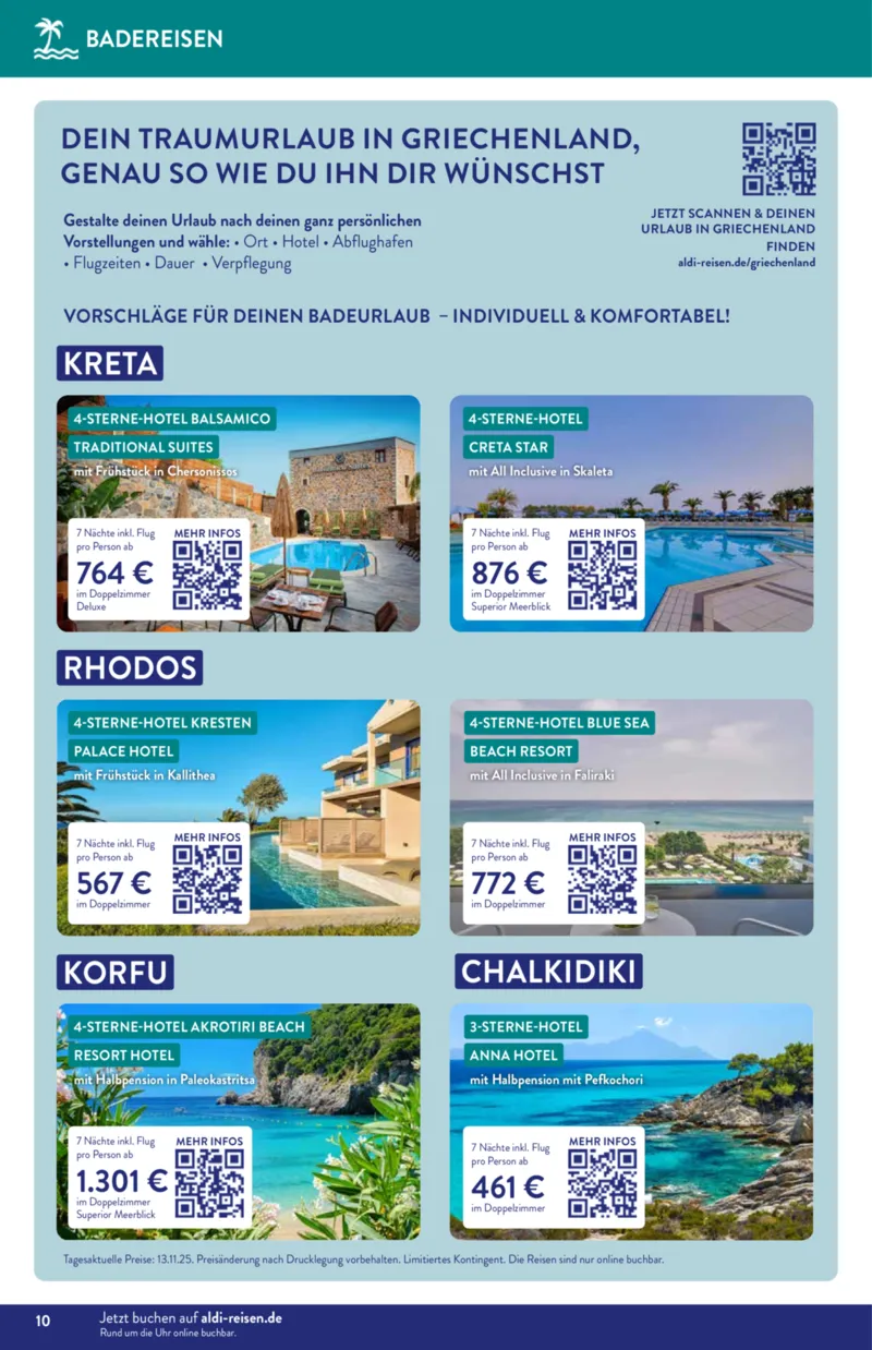 ALDI Reisen Prospekt vom 01.12.2025, Seite 10