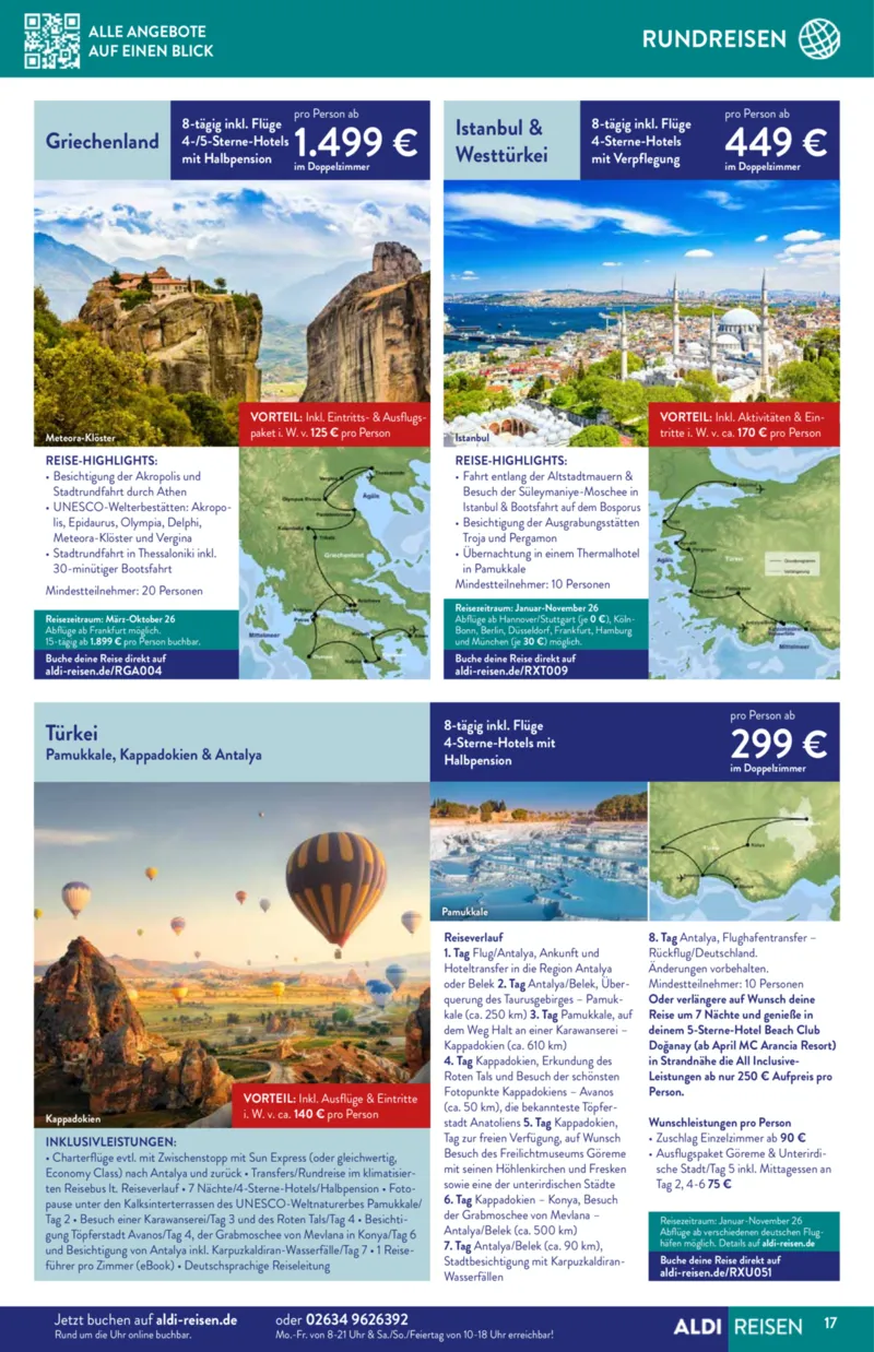 ALDI Reisen Prospekt vom 01.12.2025, Seite 17
