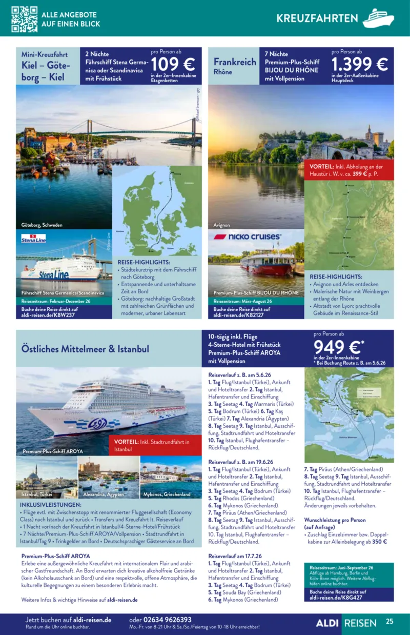 ALDI Reisen Prospekt vom 01.12.2025, Seite 25