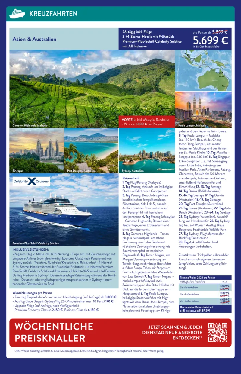 ALDI Reisen Prospekt vom 01.12.2025, Seite 28