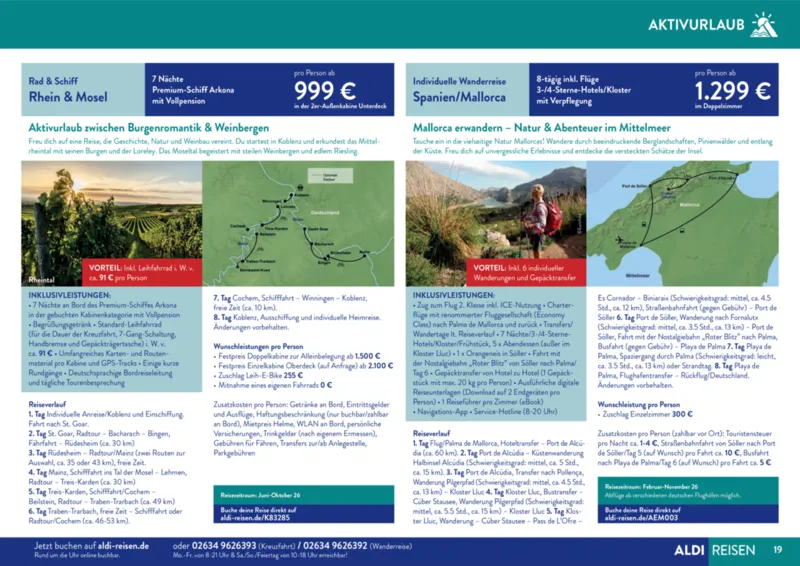 ALDI Reisen Prospekt vom 01.01.2026, Seite 19