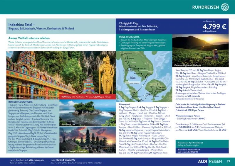 ALDI Reisen Prospekt vom 01.01.2026, Seite 29