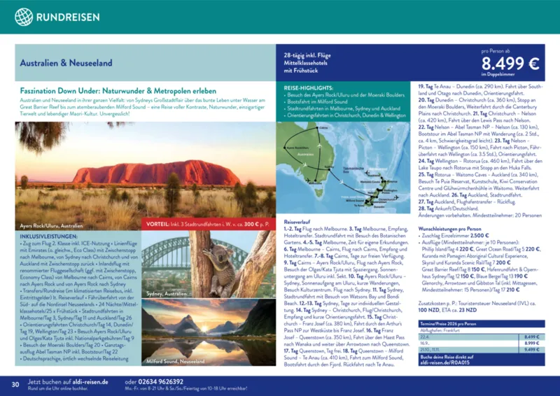 ALDI Reisen Prospekt vom 01.01.2026, Seite 30