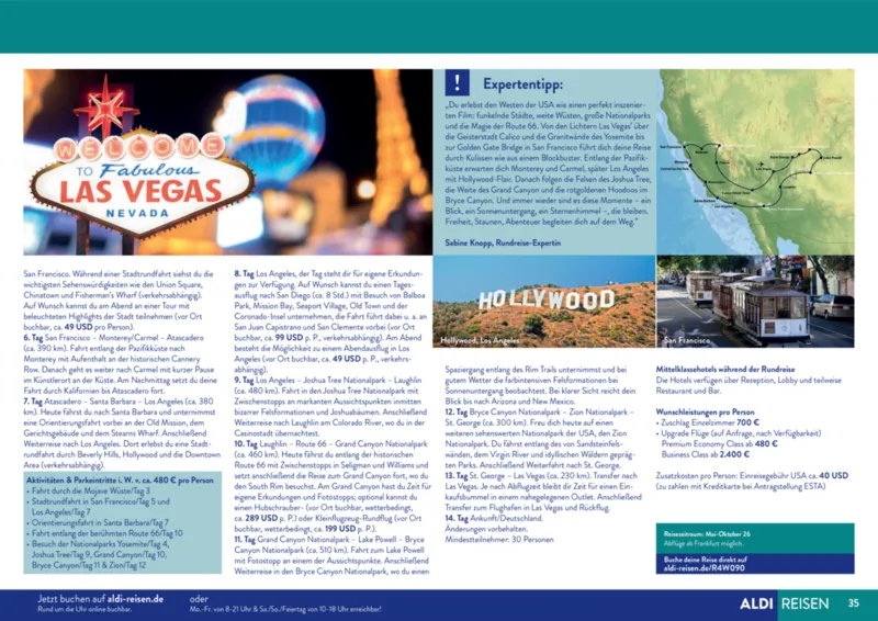 ALDI Reisen Prospekt vom 01.01.2026, Seite 35