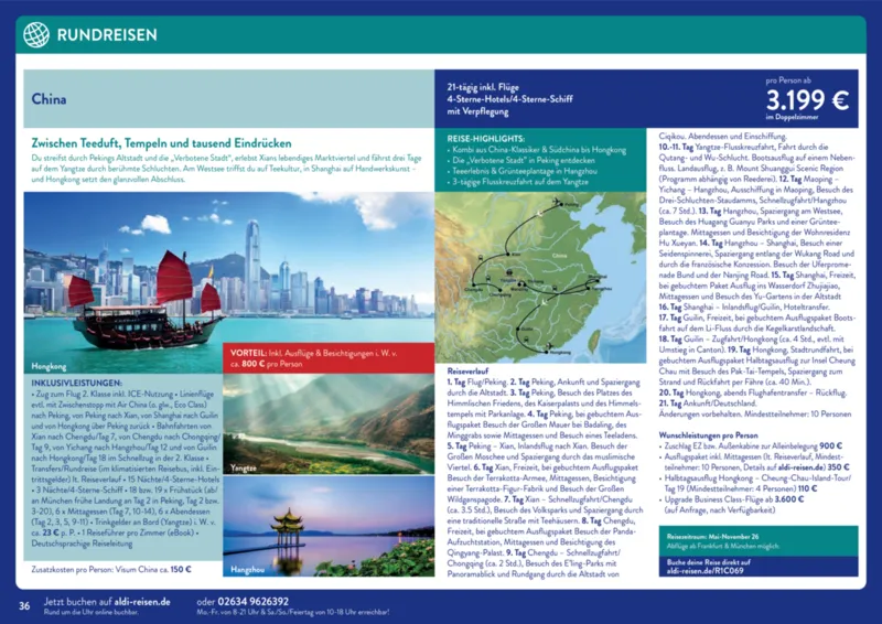 ALDI Reisen Prospekt vom 01.01.2026, Seite 36