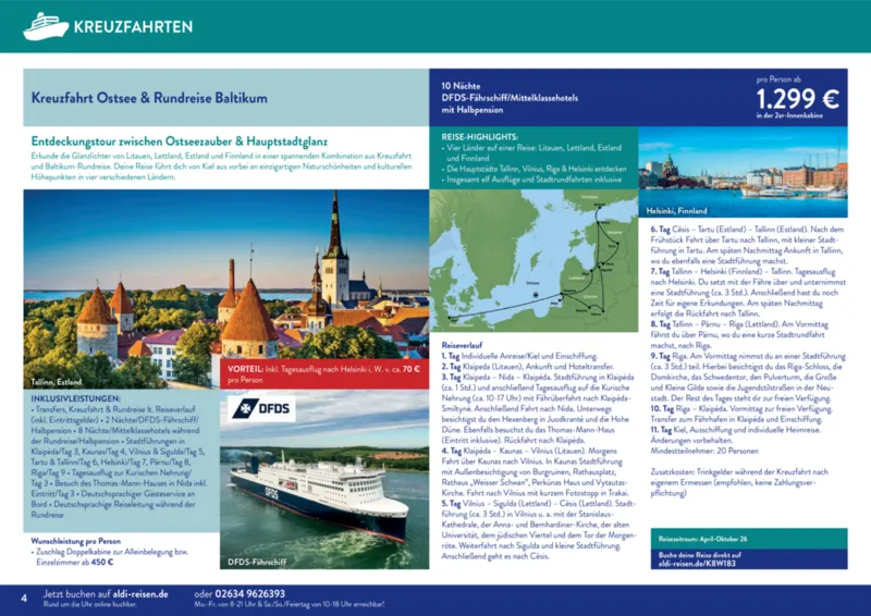 ALDI Reisen Prospekt vom 01.01.2026, Seite 4