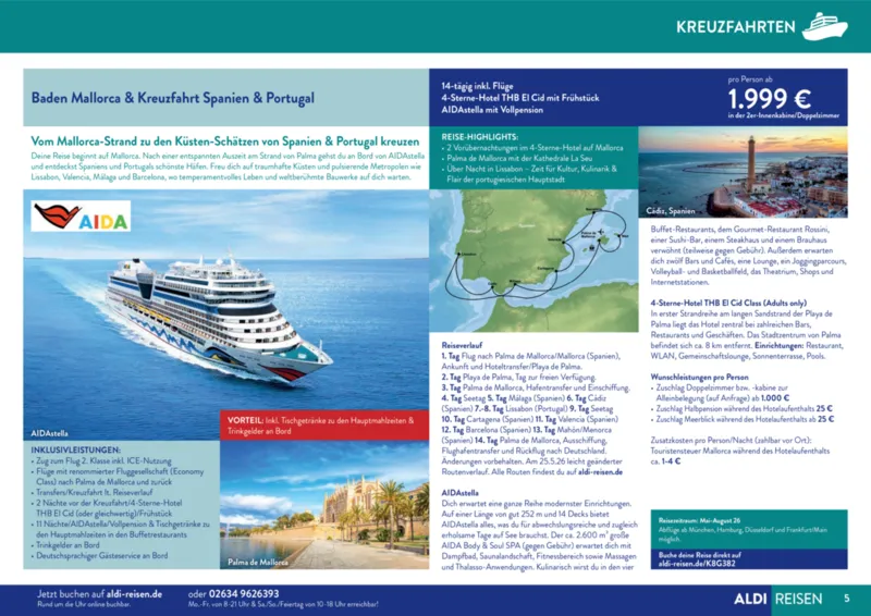 ALDI Reisen Prospekt vom 01.01.2026, Seite 5
