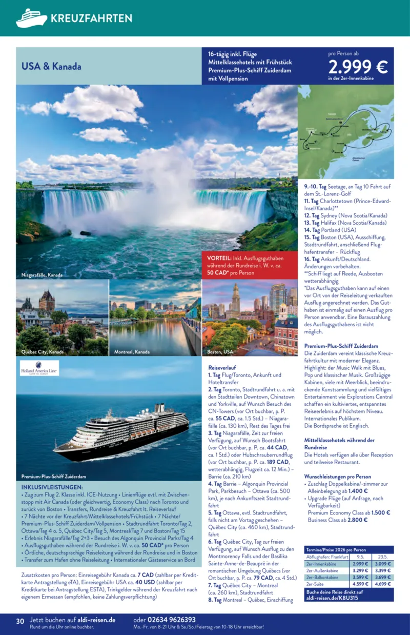 ALDI Reisen Prospekt vom 01.01.2026, Seite 30