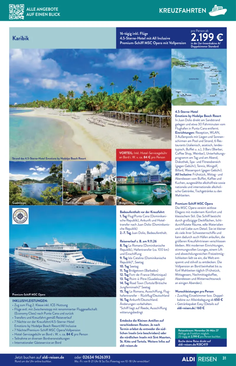 ALDI Reisen Prospekt vom 01.01.2026, Seite 31