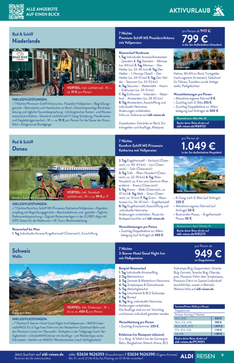 ALDI Reisen Prospekt vom 01.01.2026, Seite 9
