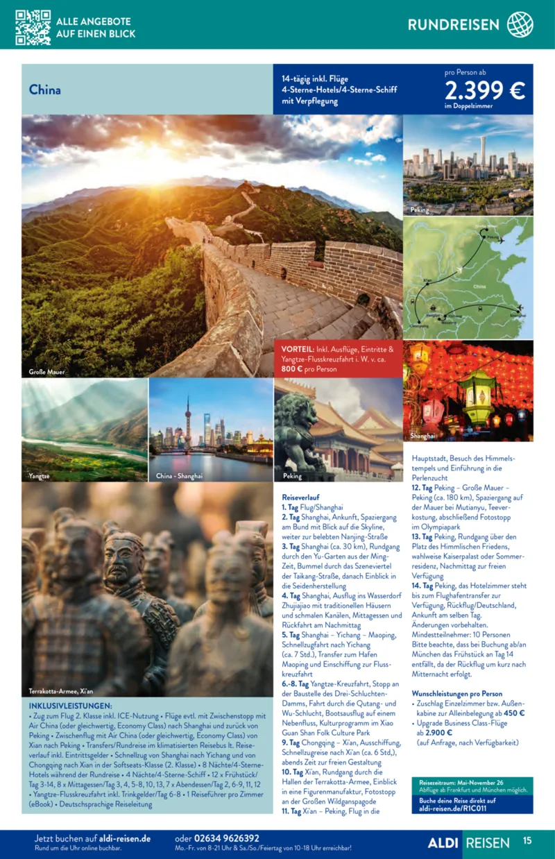 ALDI Reisen Prospekt vom 01.02.2026, Seite 15