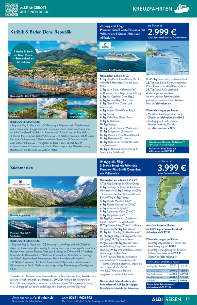 ALDI Reisen Prospekt vom 01.02.2026, Seite 31