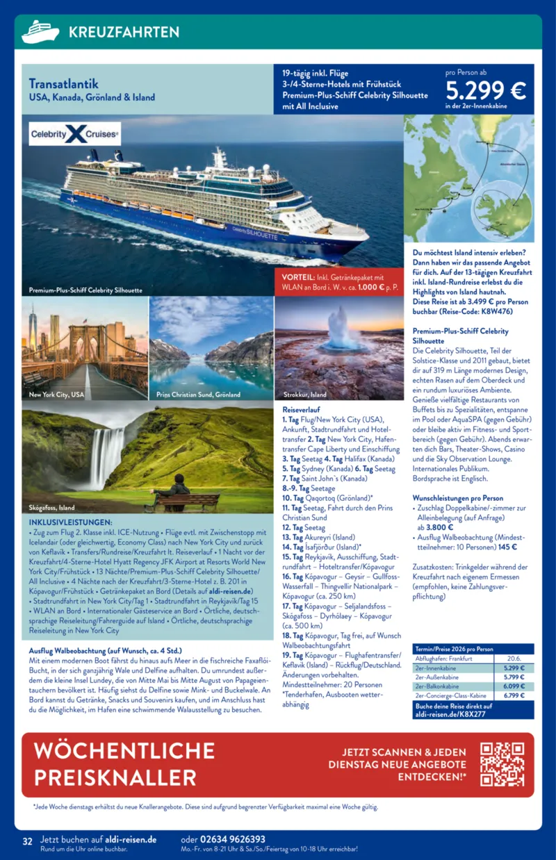 ALDI Reisen Prospekt vom 01.02.2026, Seite 32