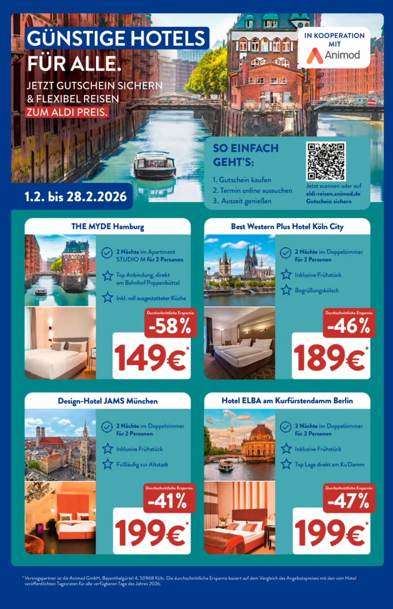 ALDI Reisen Prospekt vom 01.02.2026, Seite 4