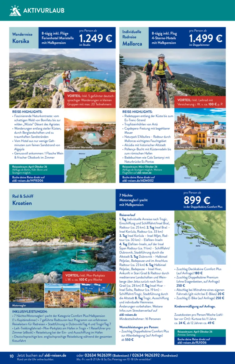 ALDI Reisen Prospekt vom 01.02.2026, Seite 10