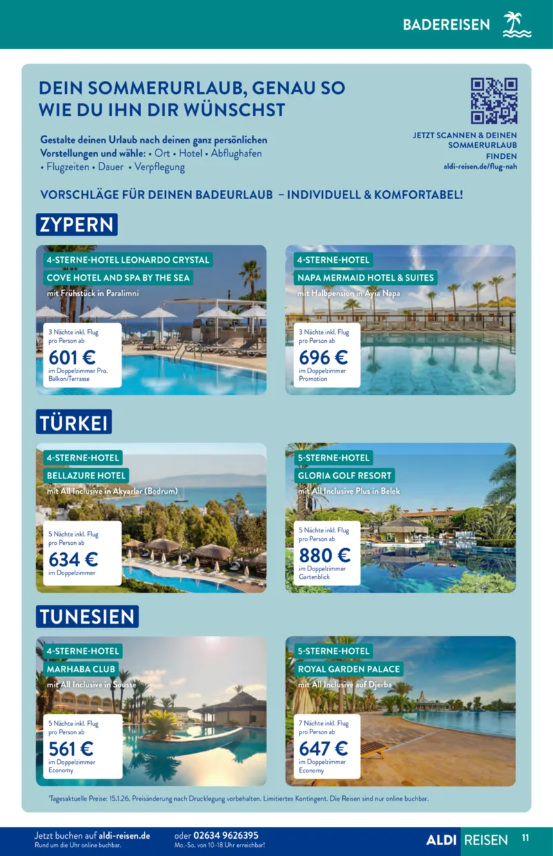 ALDI Reisen Prospekt vom 01.02.2026, Seite 11