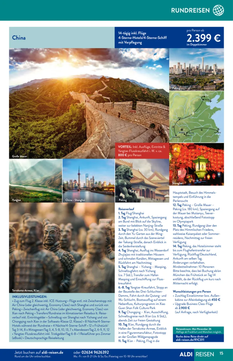 ALDI Reisen Prospekt vom 01.02.2026, Seite 15