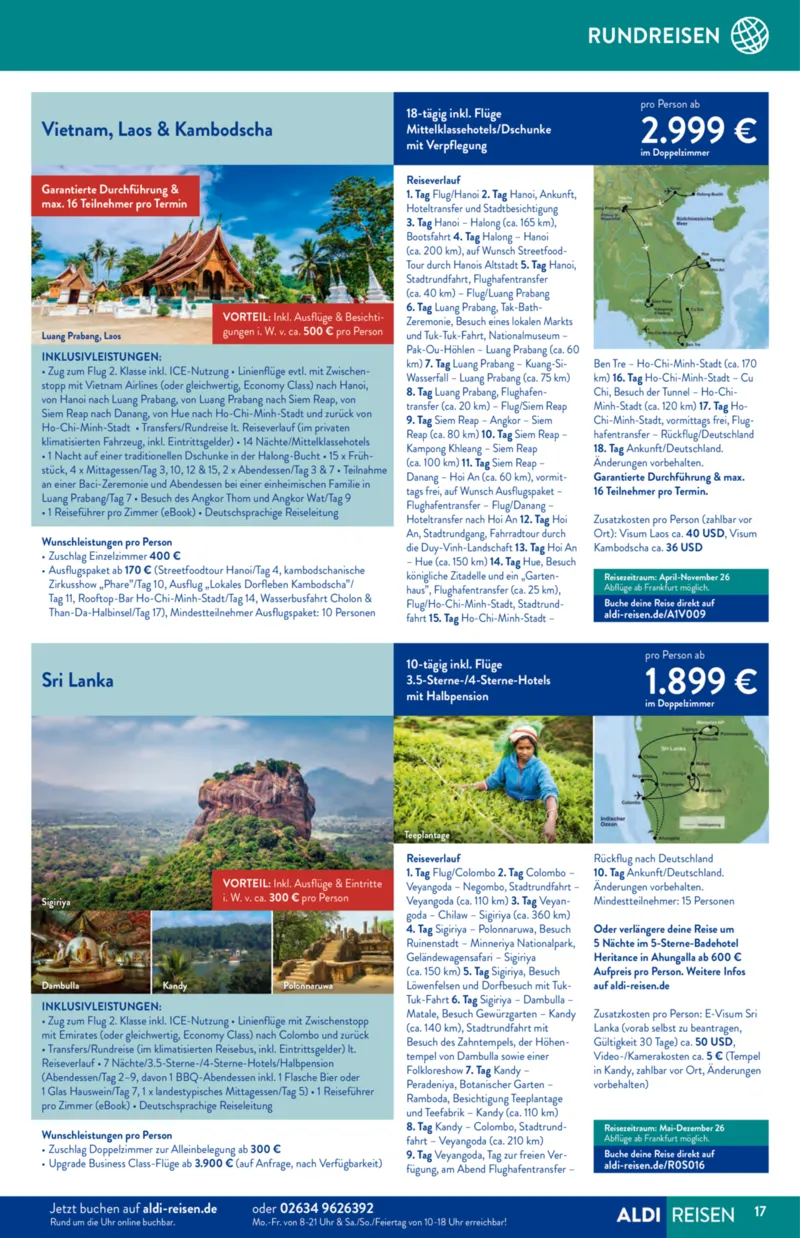 ALDI Reisen Prospekt vom 01.02.2026, Seite 17