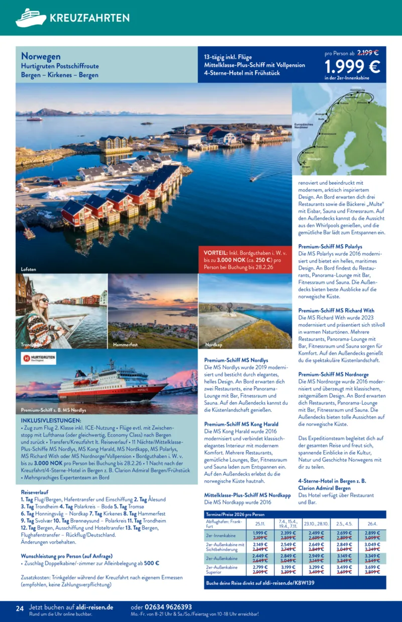 ALDI Reisen Prospekt vom 01.02.2026, Seite 24