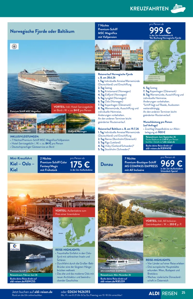 ALDI Reisen Prospekt vom 01.02.2026, Seite 25