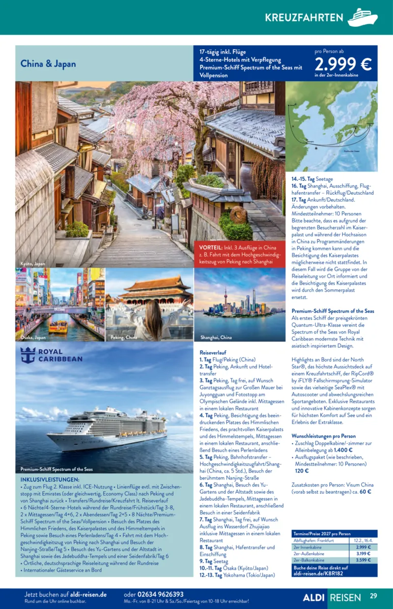 ALDI Reisen Prospekt vom 01.02.2026, Seite 29