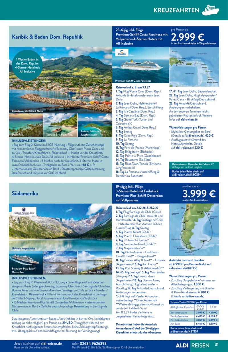 ALDI Reisen Prospekt vom 01.02.2026, Seite 31