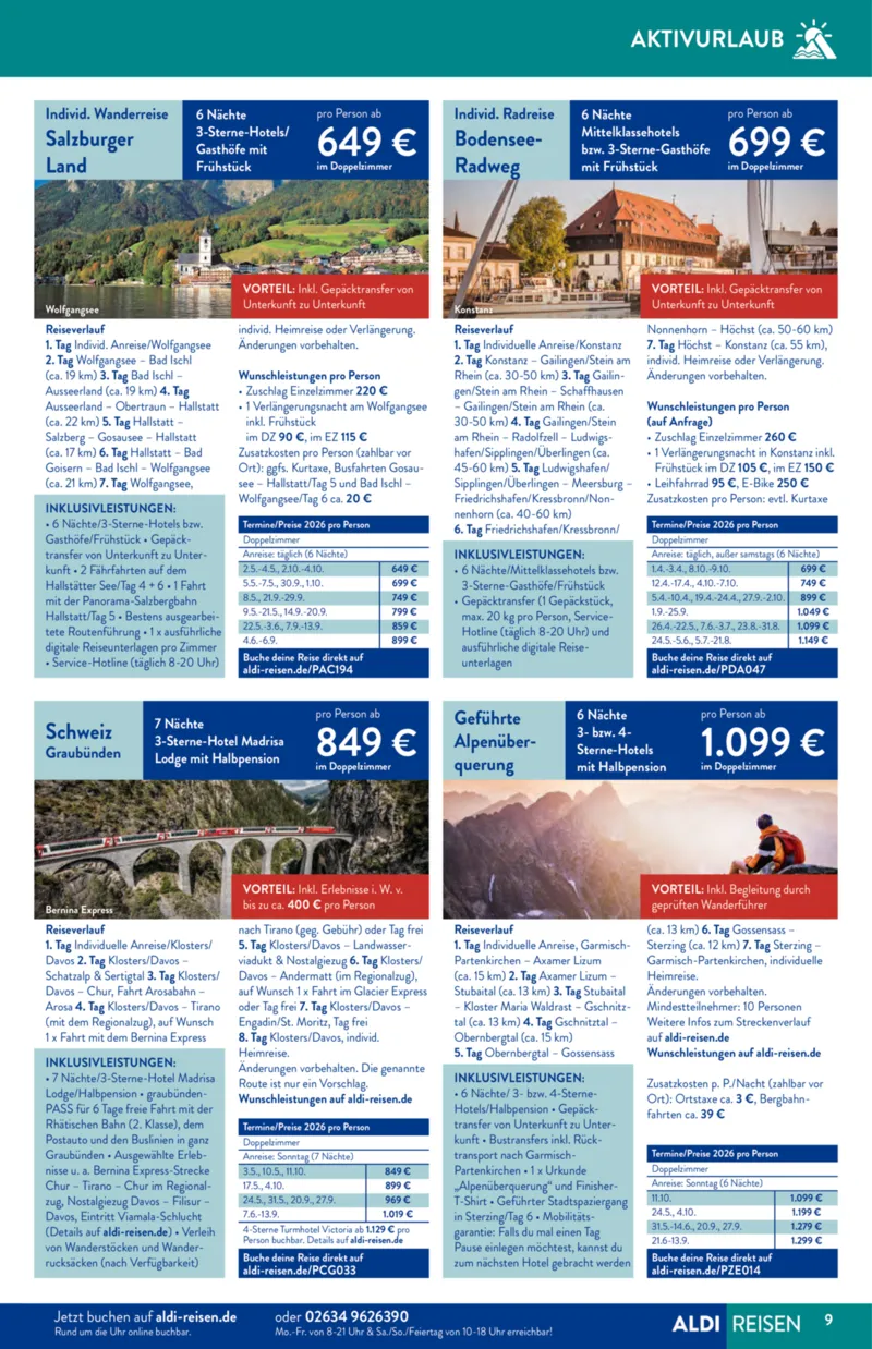 ALDI Reisen Prospekt vom 01.02.2026, Seite 9