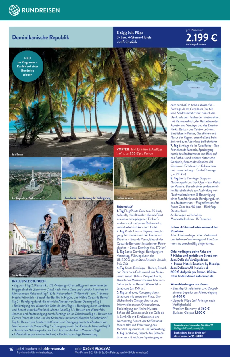 ALDI Reisen Prospekt vom 01.03.2026, Seite 16