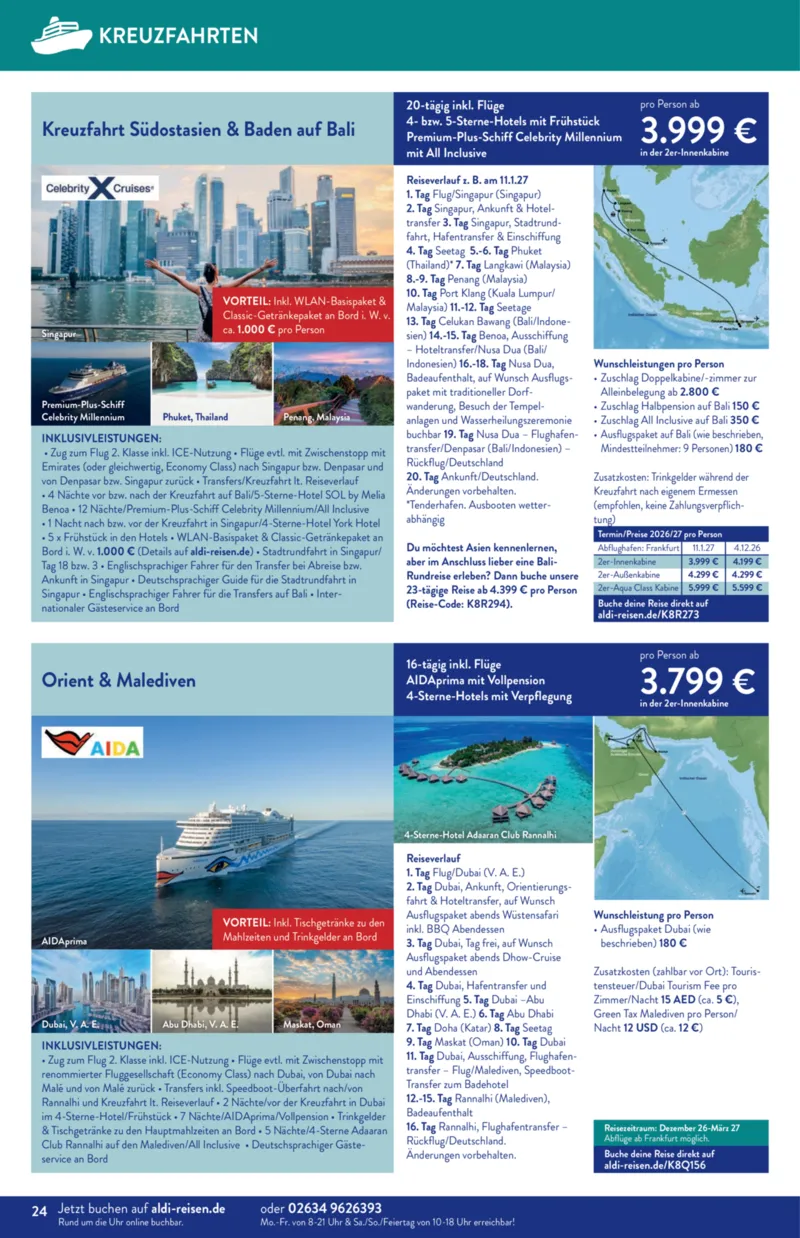 ALDI Reisen Prospekt vom 01.03.2026, Seite 24