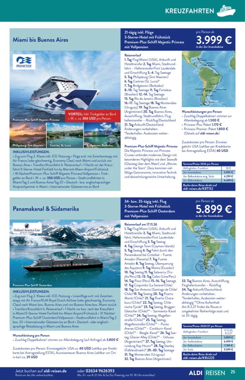 ALDI Reisen Prospekt vom 01.03.2026, Seite 25