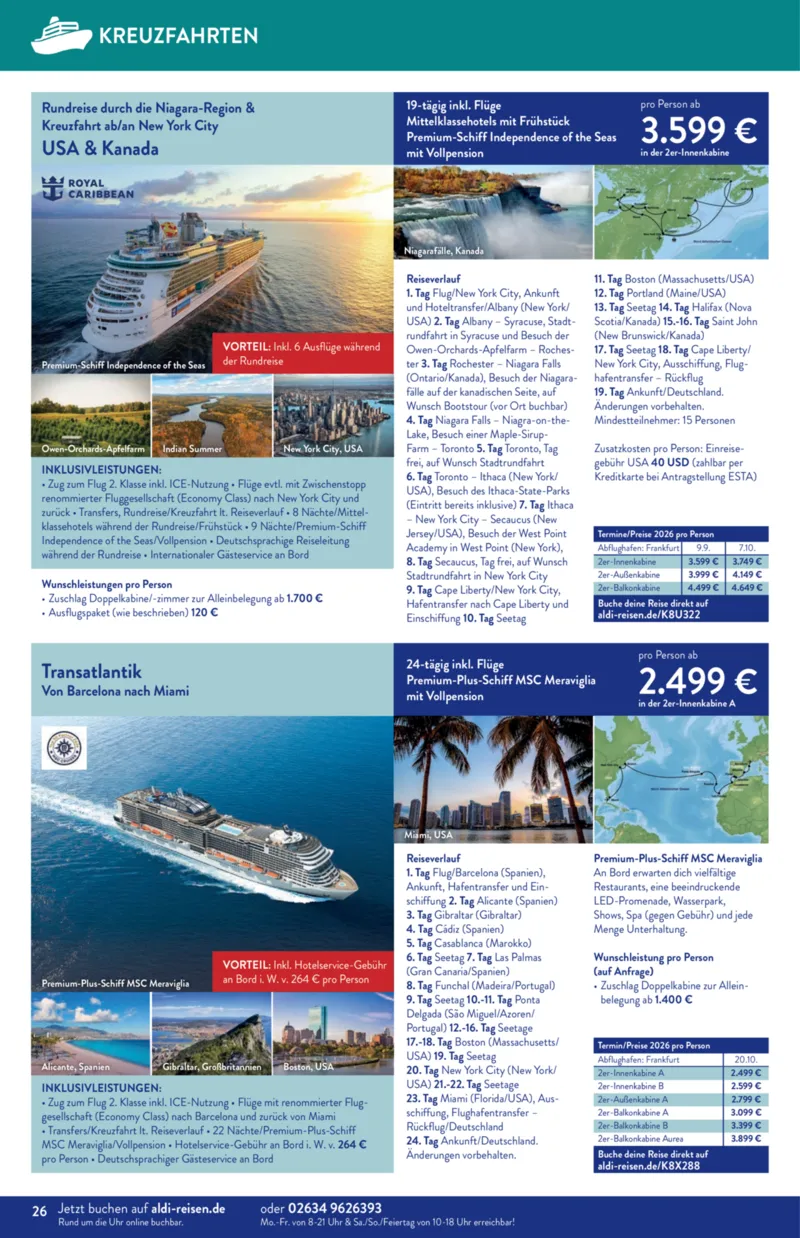 ALDI Reisen Prospekt vom 01.03.2026, Seite 26