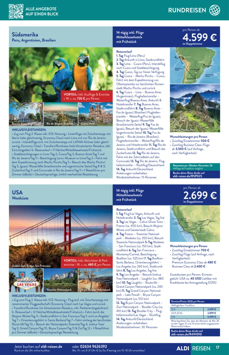 ALDI Reisen Prospekt vom 01.03.2026, Seite 17