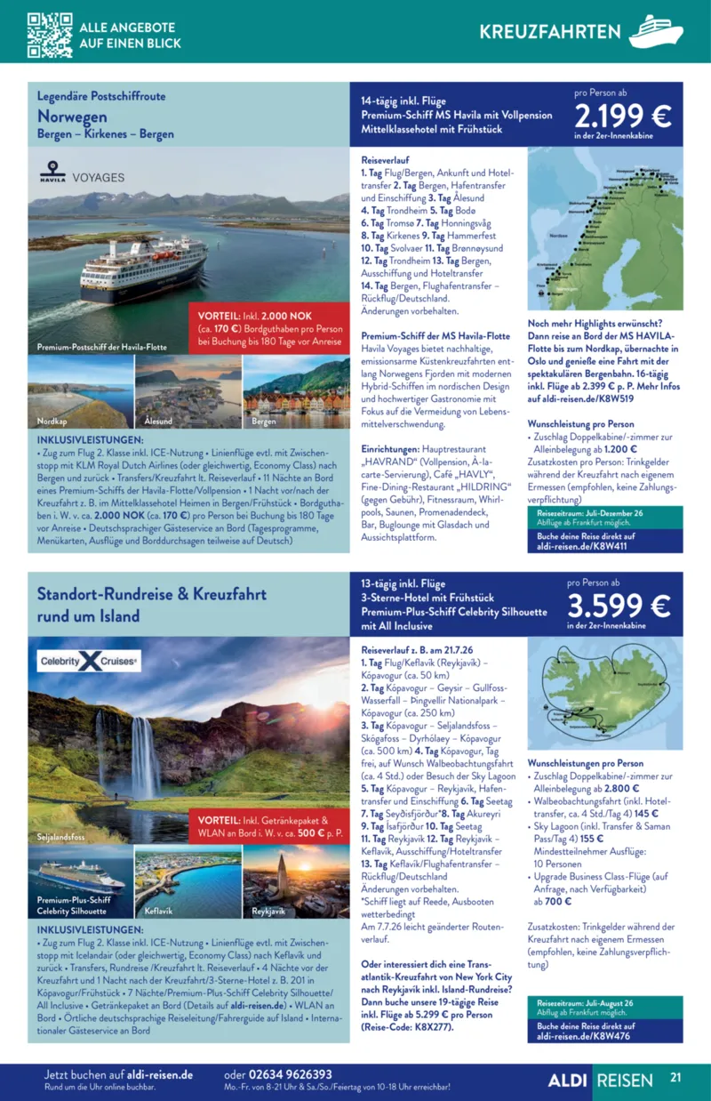 ALDI Reisen Prospekt vom 01.03.2026, Seite 21
