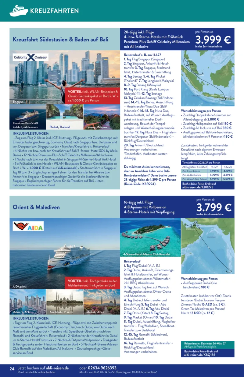 ALDI Reisen Prospekt vom 01.03.2026, Seite 24