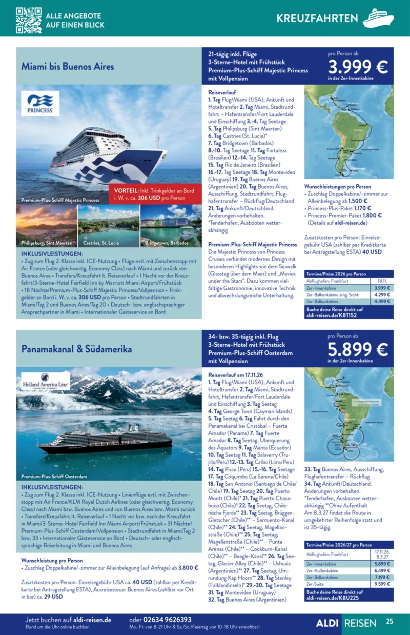 ALDI Reisen Prospekt vom 01.03.2026, Seite 25