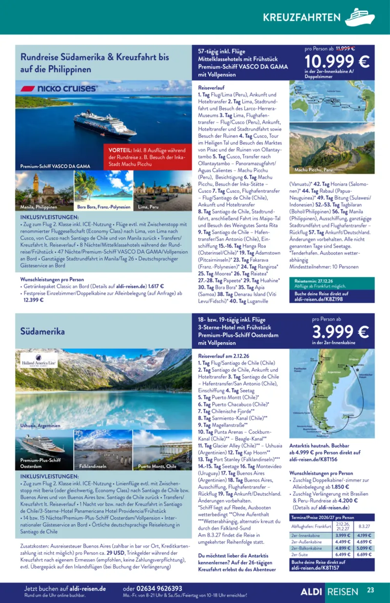 ALDI Reisen Prospekt vom 01.04.2026, Seite 23