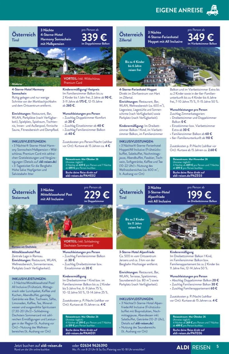 ALDI Reisen Prospekt vom 01.04.2026, Seite 5