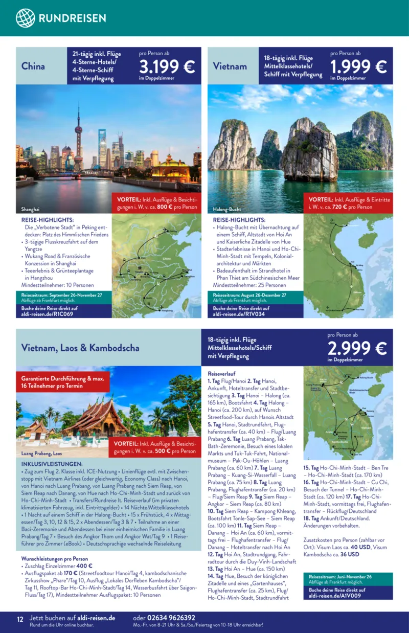 ALDI Reisen Prospekt vom 01.04.2026, Seite 12