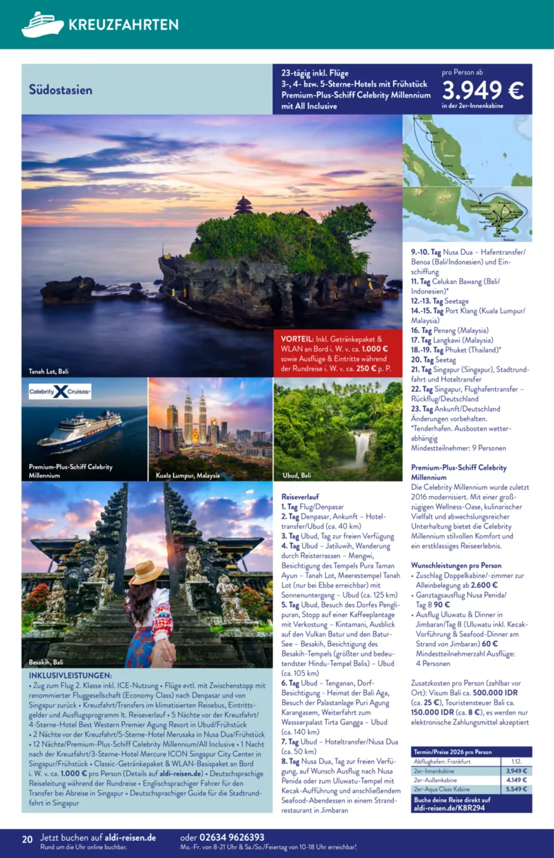 ALDI Reisen Prospekt vom 01.04.2026, Seite 20