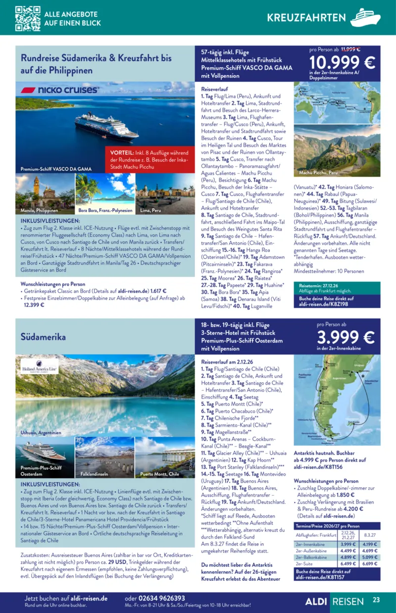 ALDI Reisen Prospekt vom 01.04.2026, Seite 23